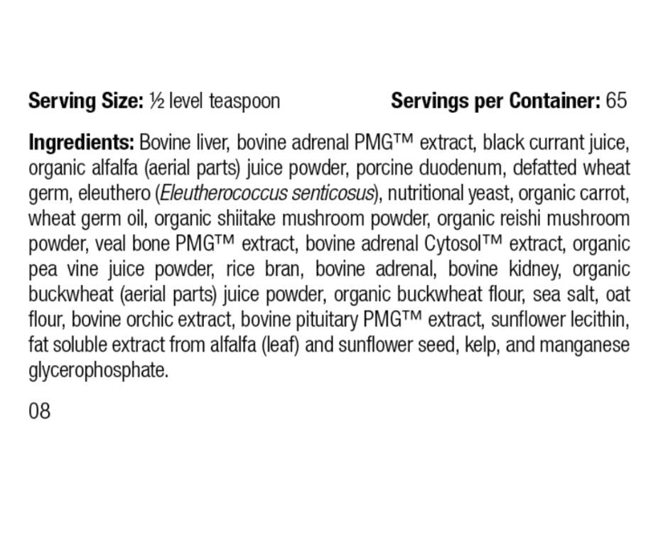 Canine Adrenal Support (100 g) by Standard Process Veterinary Formulas