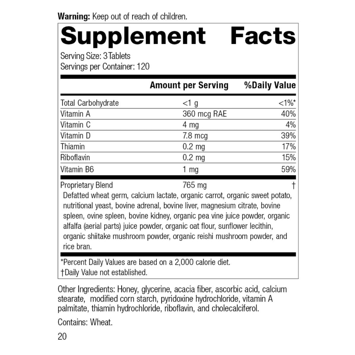 Catalyn (360 tablets) by Standard Process