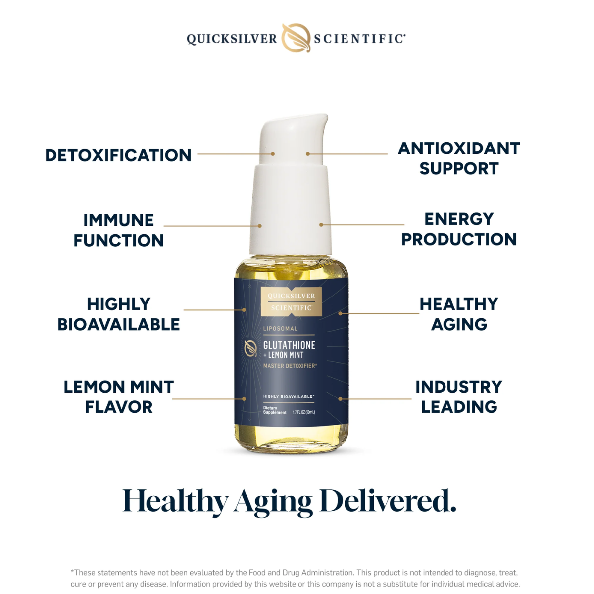 Liposomal Glutathione by Quicksilver Scientific