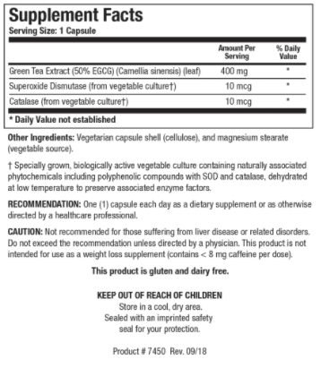 EGCG-200mg by Biotics Research