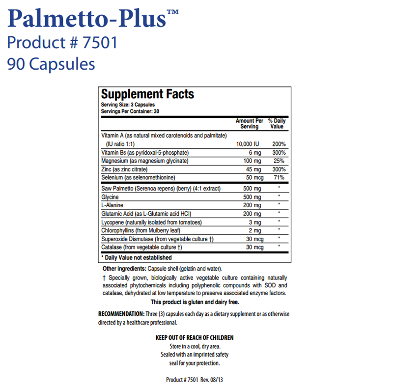 Palmetto-Plus by Biotics Research