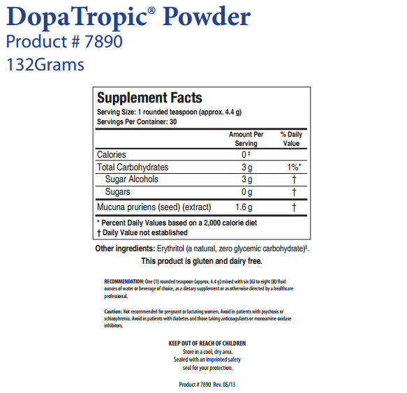 DopaTropic Powder by Biotics Research