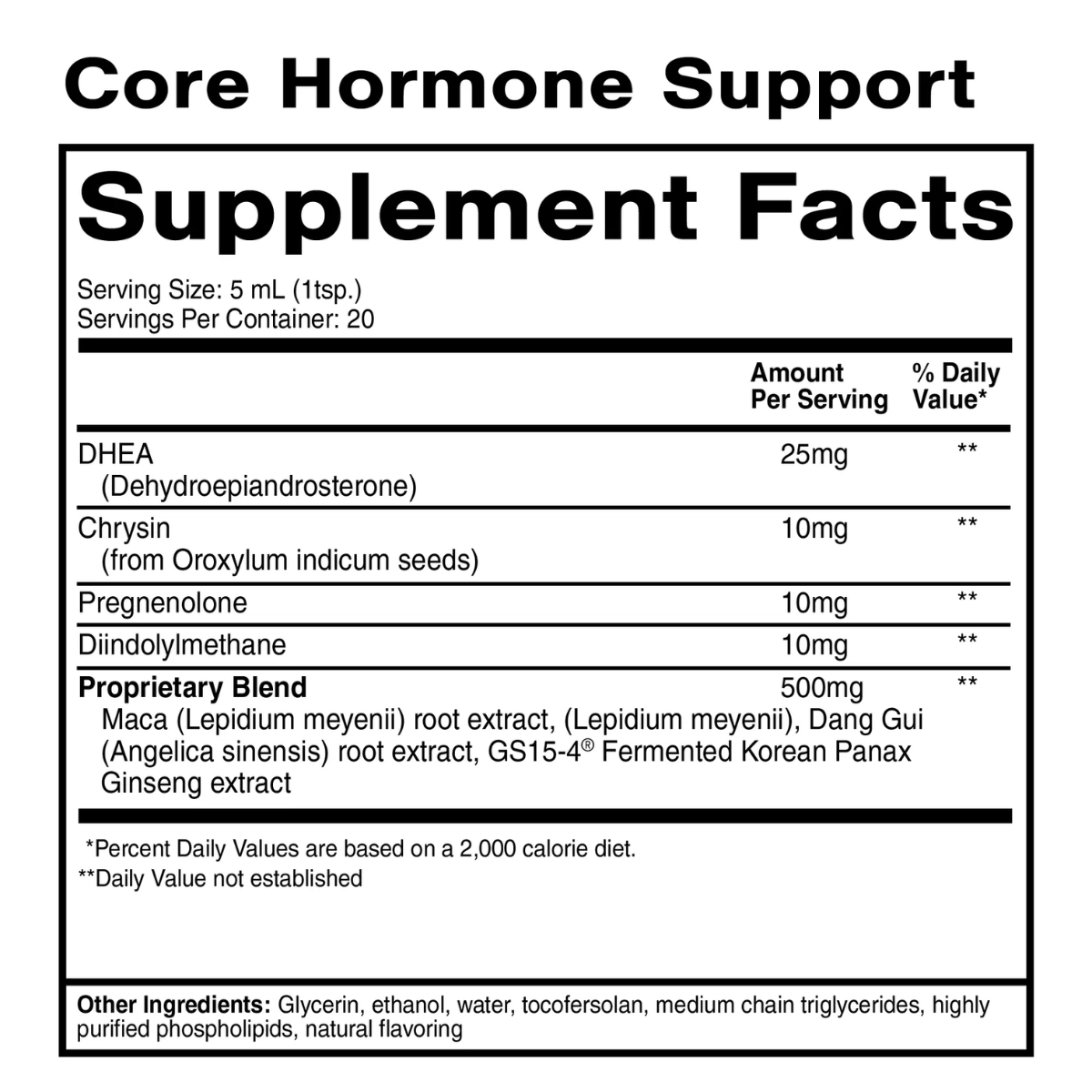 Core Hormone Support  by QuickSilver Scientific