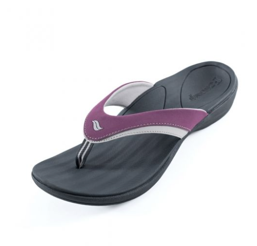 Women's Arch Supporting Plum Sandals by Powerstep