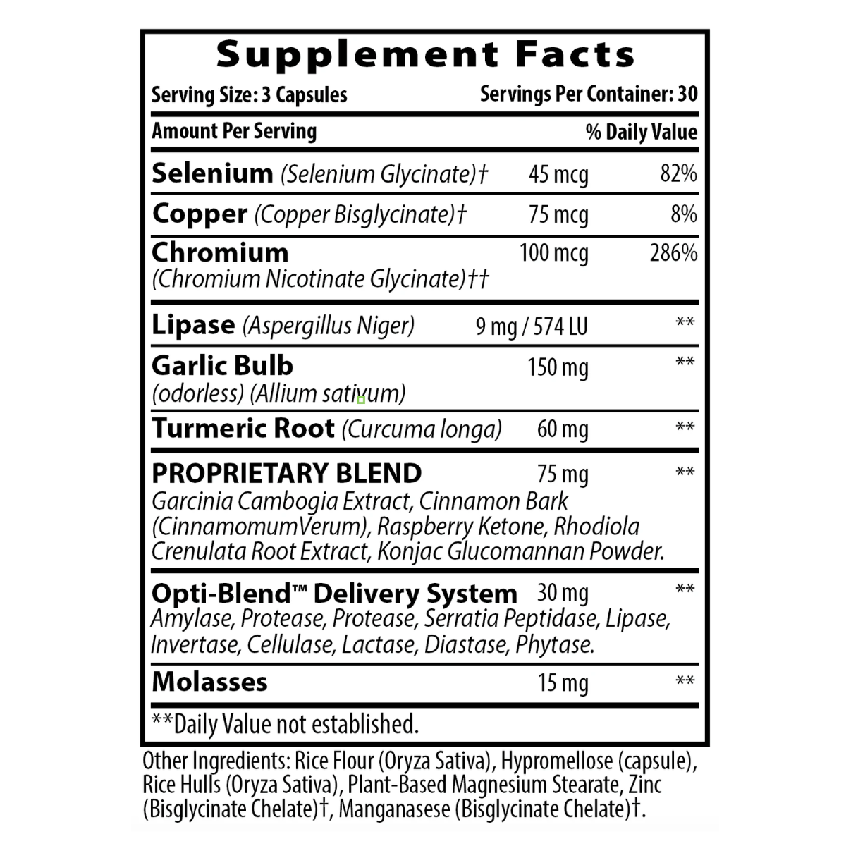 Optimal Fat/Sugar/Trim 90 ct by Optimal Health Systems