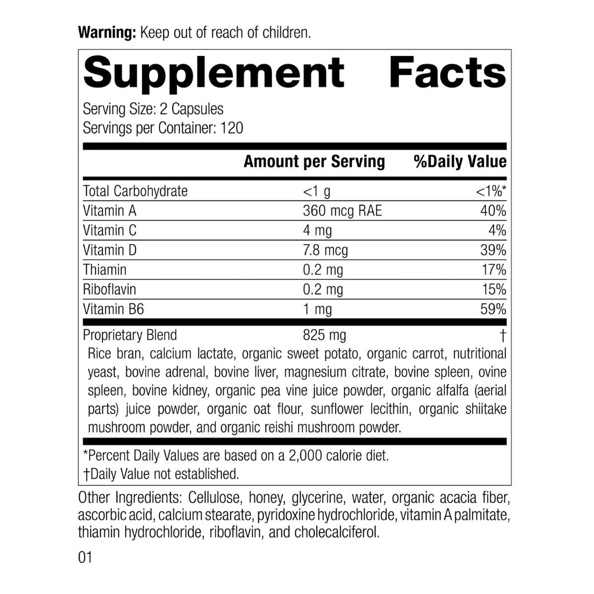 Catalyn GF (240 tablets) by Standard Process