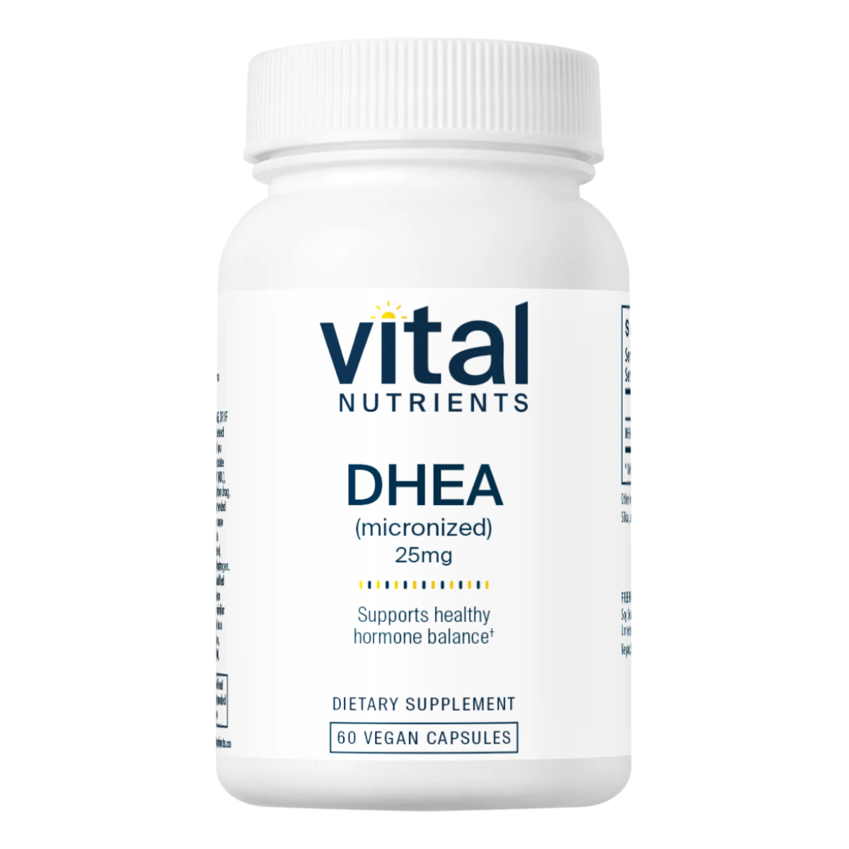 DHEA (micronized) 25mg by Vital Nutrients