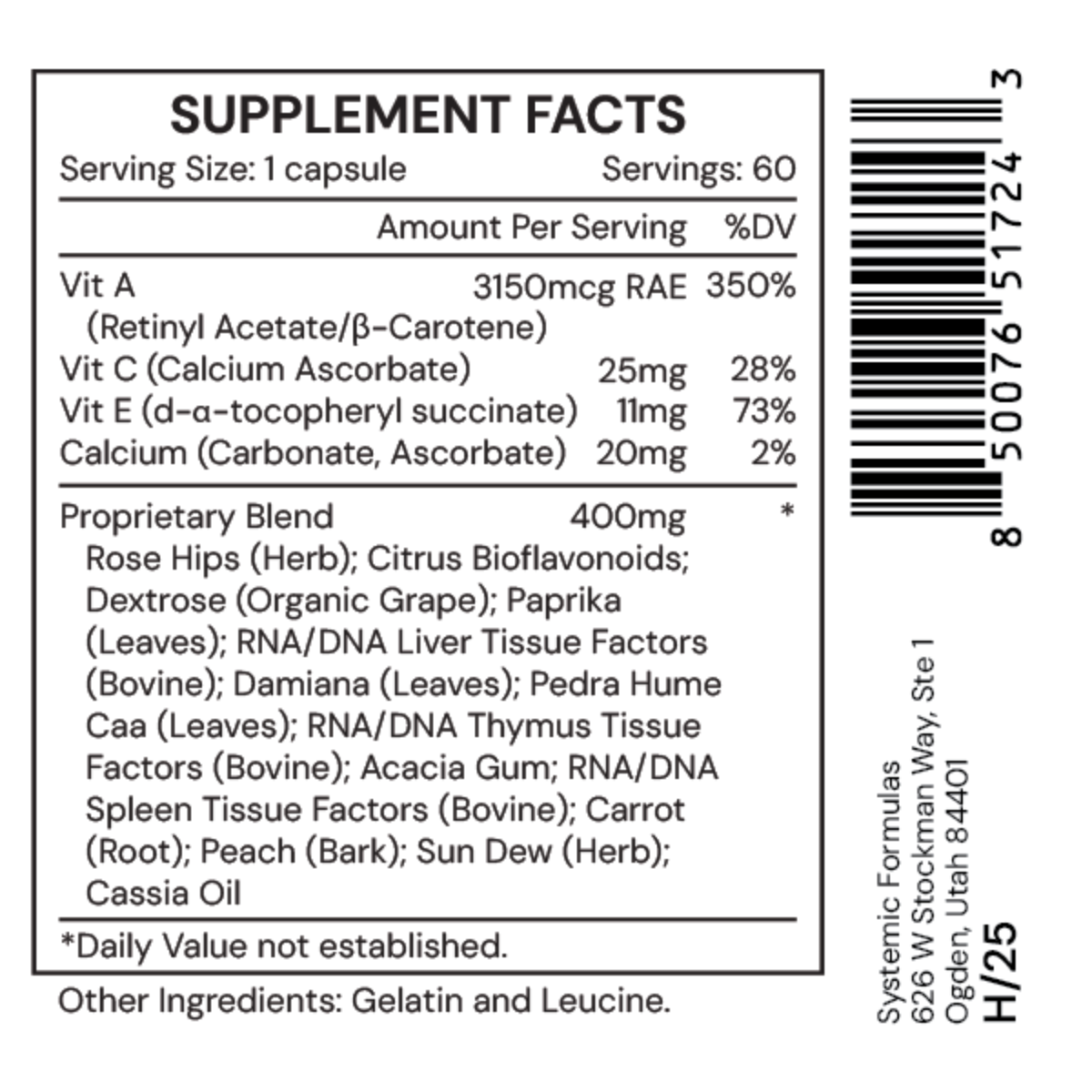 ACP is a powerful, comprehensive formula designed to support detoxification, immune health, and collagen tissue integrity. 