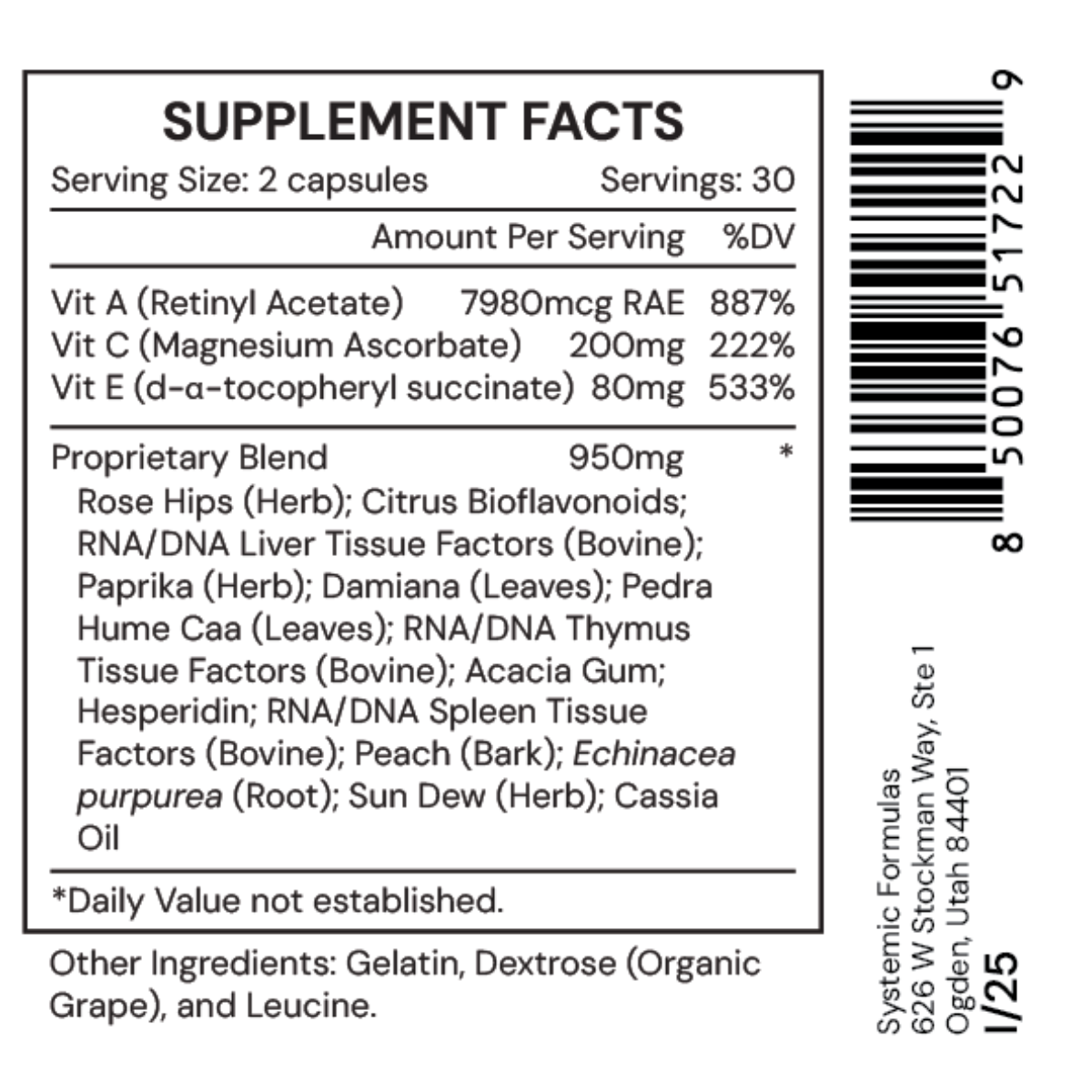ACX is a high-potency, broad-spectrum detoxifier designed to support cleansing, elimination, and detoxification programs, with a special focus on organ detoxification. 