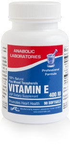 E 400 I.U. PLUS MIXED TOCOPHEROLS CAP 90 count by Anabolic Labs