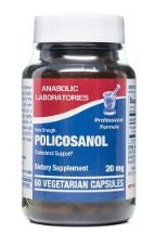 POLICOSANOL 20MG CAP 60 count by Anabolic labs