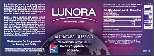 Lunora 60 count by Anabolic Labs