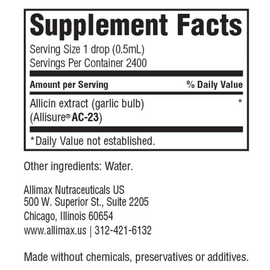 Allimed Liquid 4 oz by AlliMax Nutraceuticals