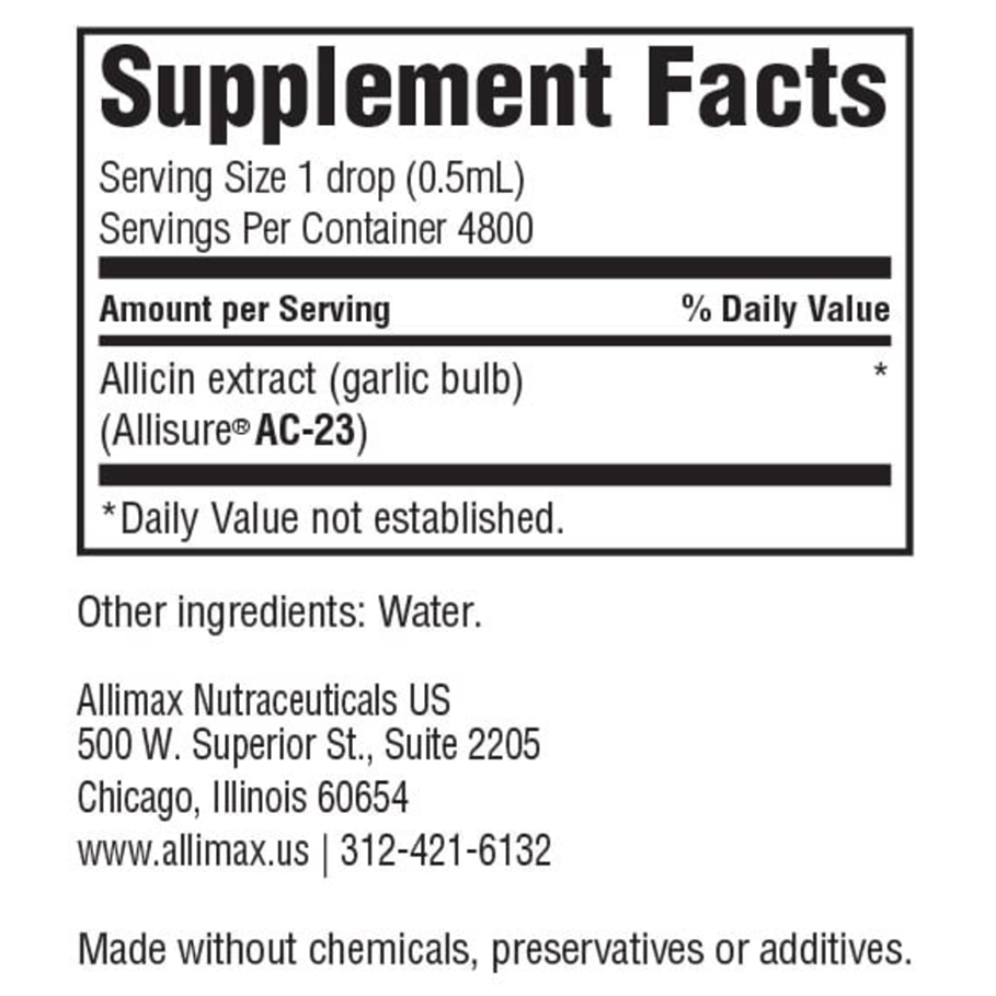 Allimed Liquid 8 oz by AlliMax Nutraceuticals