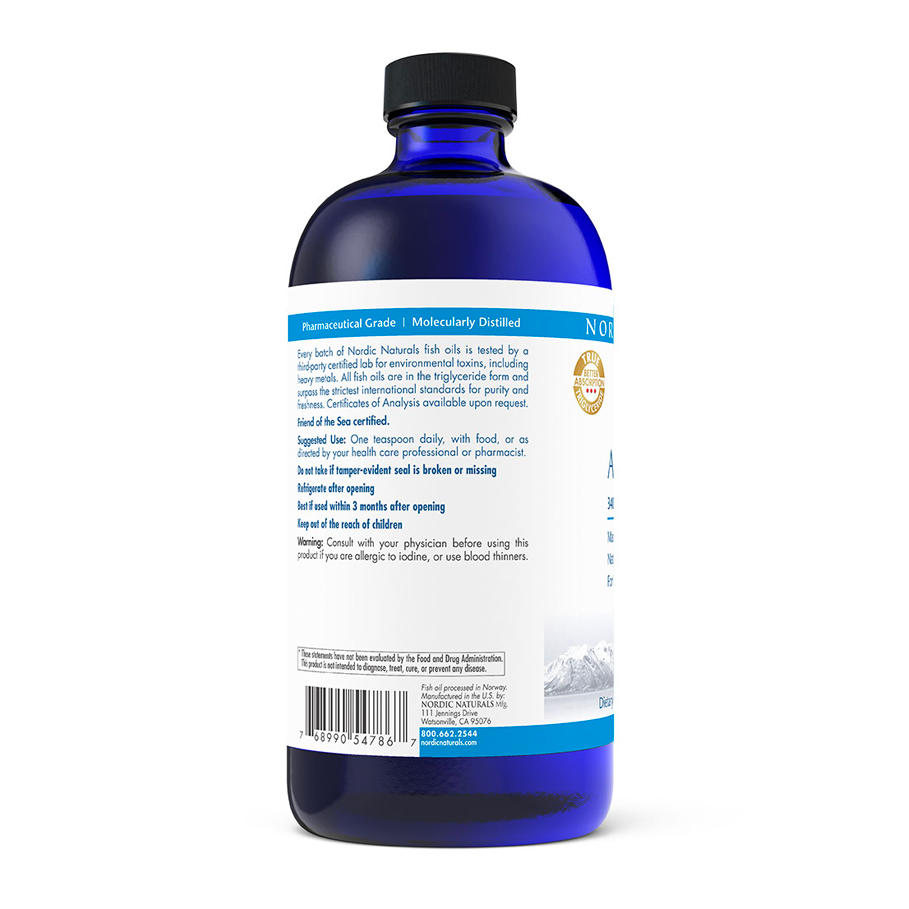 Arctic Cod Liver Oil 16 Fl. Oz. Orange by Nordic Naturals