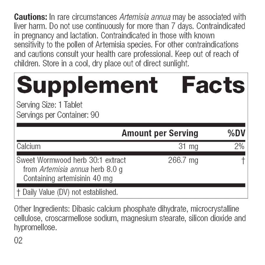 Artemisinin Forte (90 tablets) by MediHerb