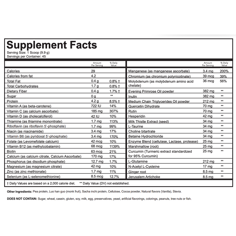 Metaboclear Vanilla 45 Servings by BIOGENETIX