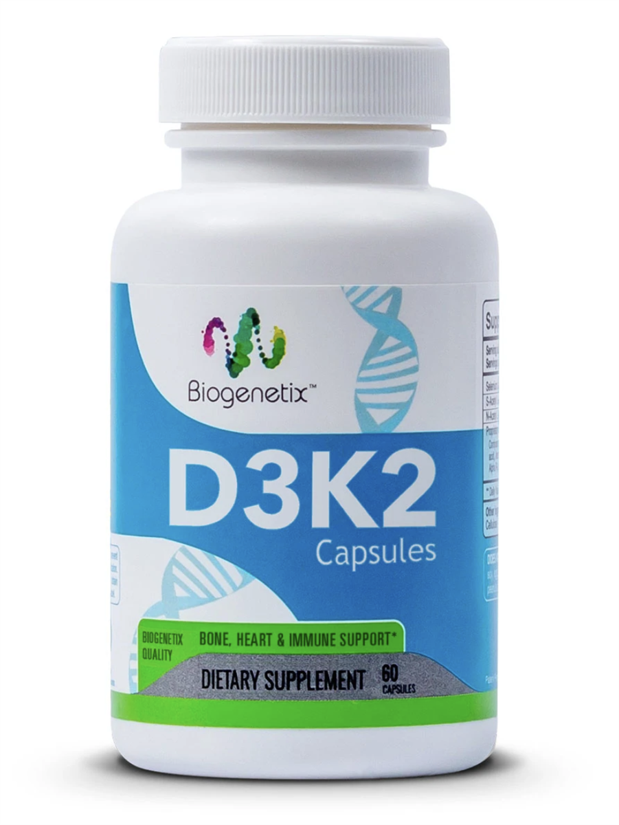 D3K2 60 Capsules by BIOGENETIX