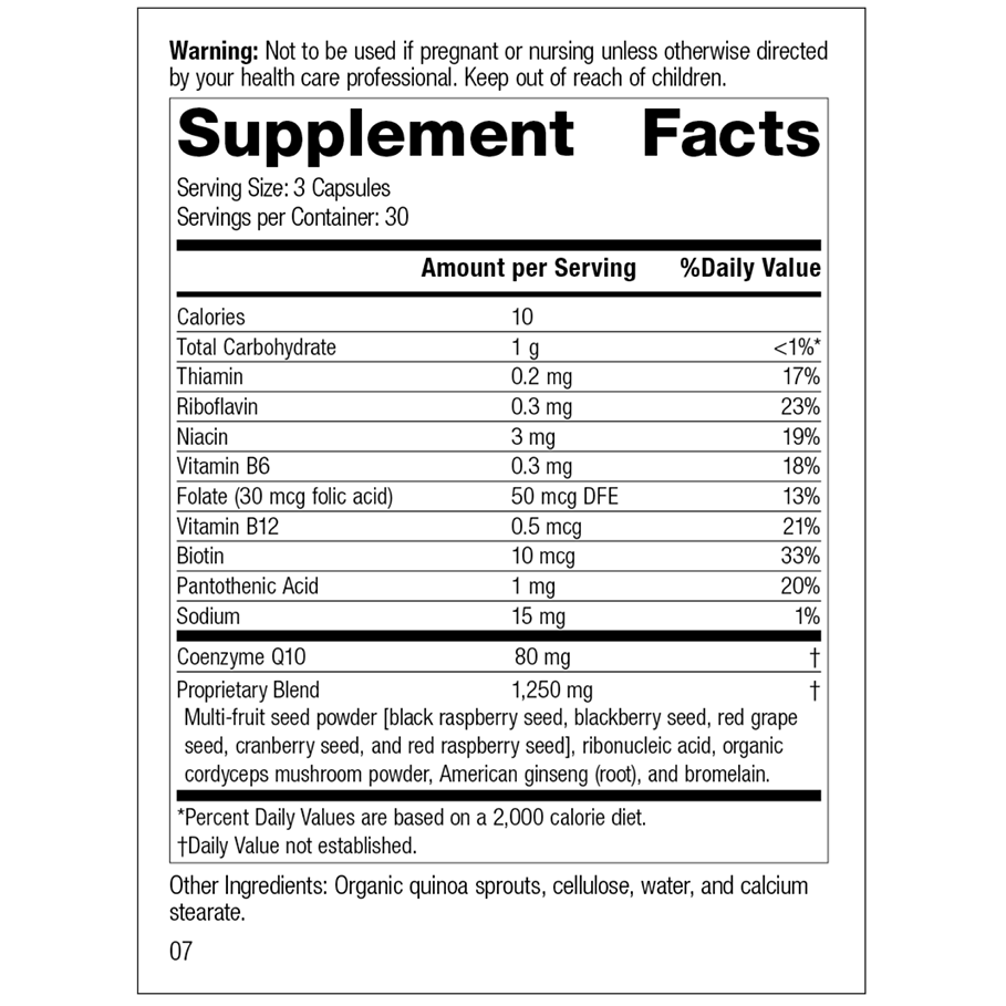 B Vitality with CoQ10 (Formerly Cellular Vitality) by Standard Process