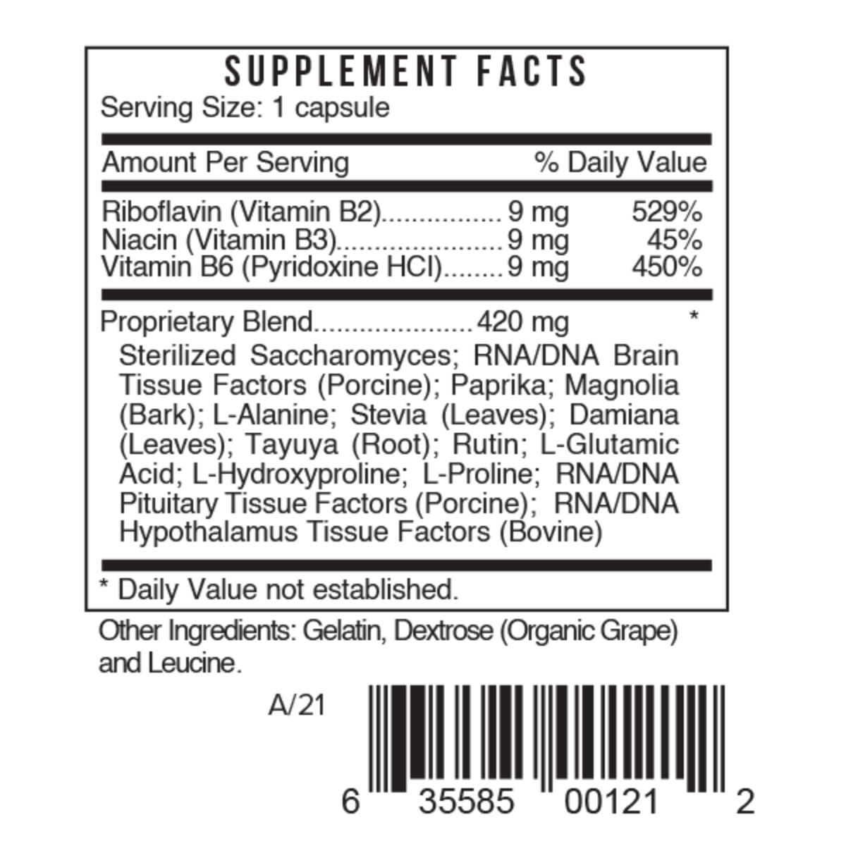 B – Brain provides key nutrients that support essential brain functions such as concentration, clarity, alertness, and memory. 