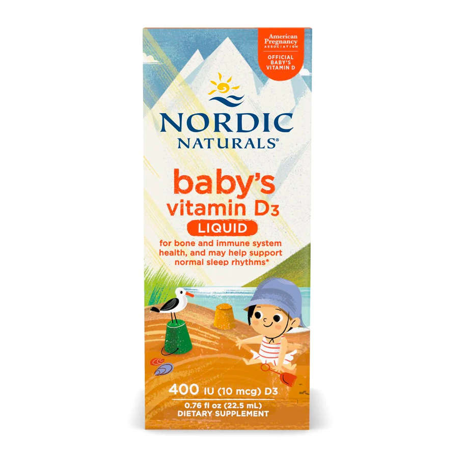 Baby's Vitamin D3 0.76 Fl. Oz. by Nordic Naturals