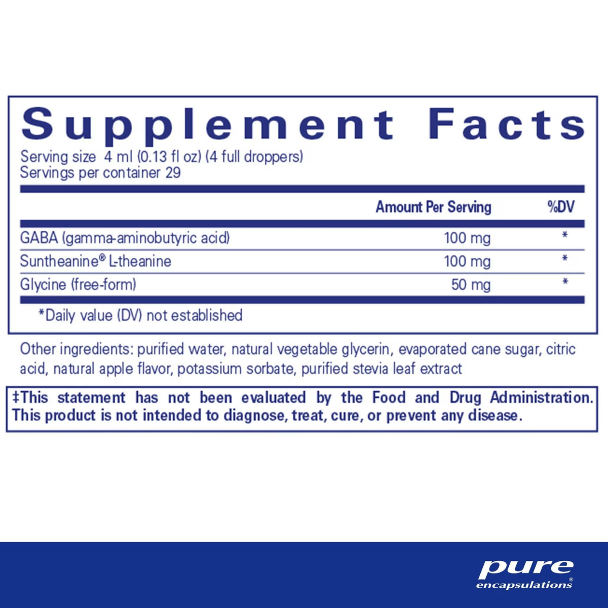 Pure Tranquility Liquid 116mL by Pure Encapsulations