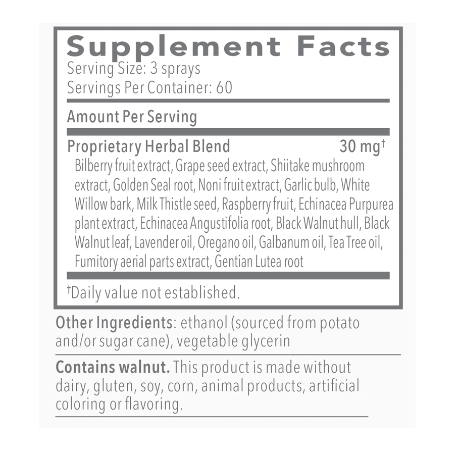 Biocidin Advanced Formula Throat Spray by Bio-Botanical Research