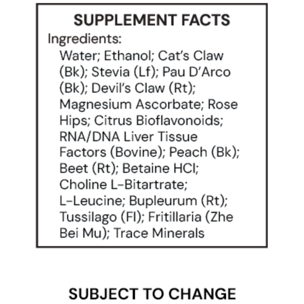 CA - Cats-A-Tonic by Systemic Formulas