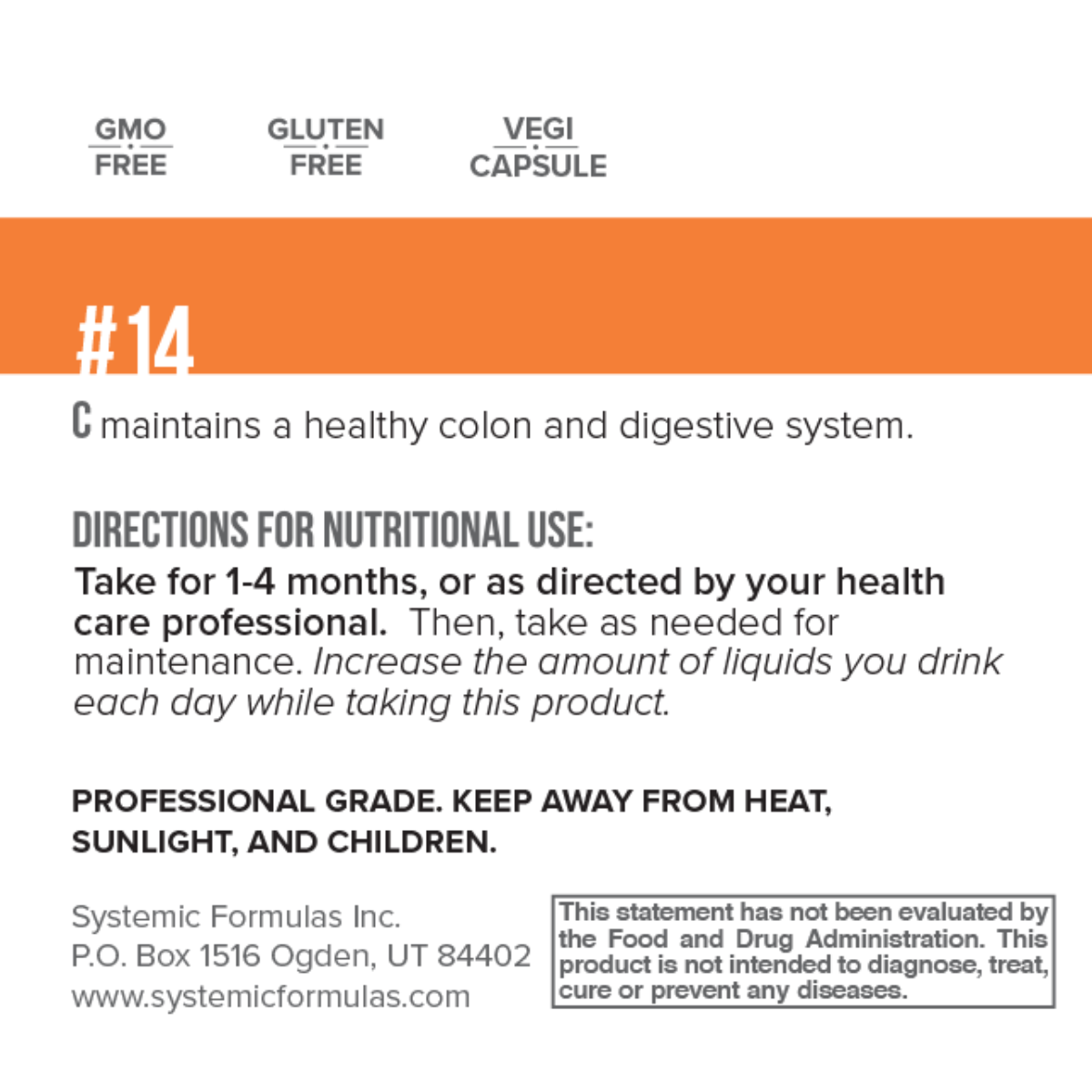 C – Colon is a gentle bowel tonic, not a harsh laxative. It helps bring water into the stool, making it easier to pass, and supports healthy bowel movements. 