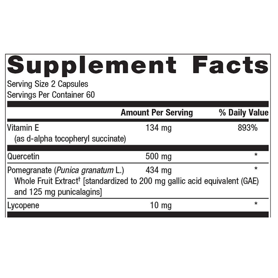 CardioLux HDL by Metagenics Ingredients Label