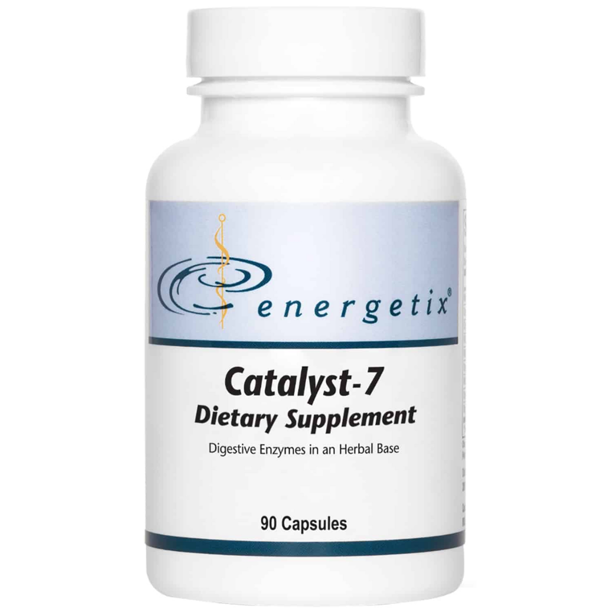 Catalyst 7 by Energetix (90 Capsules), digestive health, concentrated digestive enzymes, gastrointestinal tract, healthy mucosal integrity, digestion, enzymatic production, genetics, aging, illness, normal digestive function