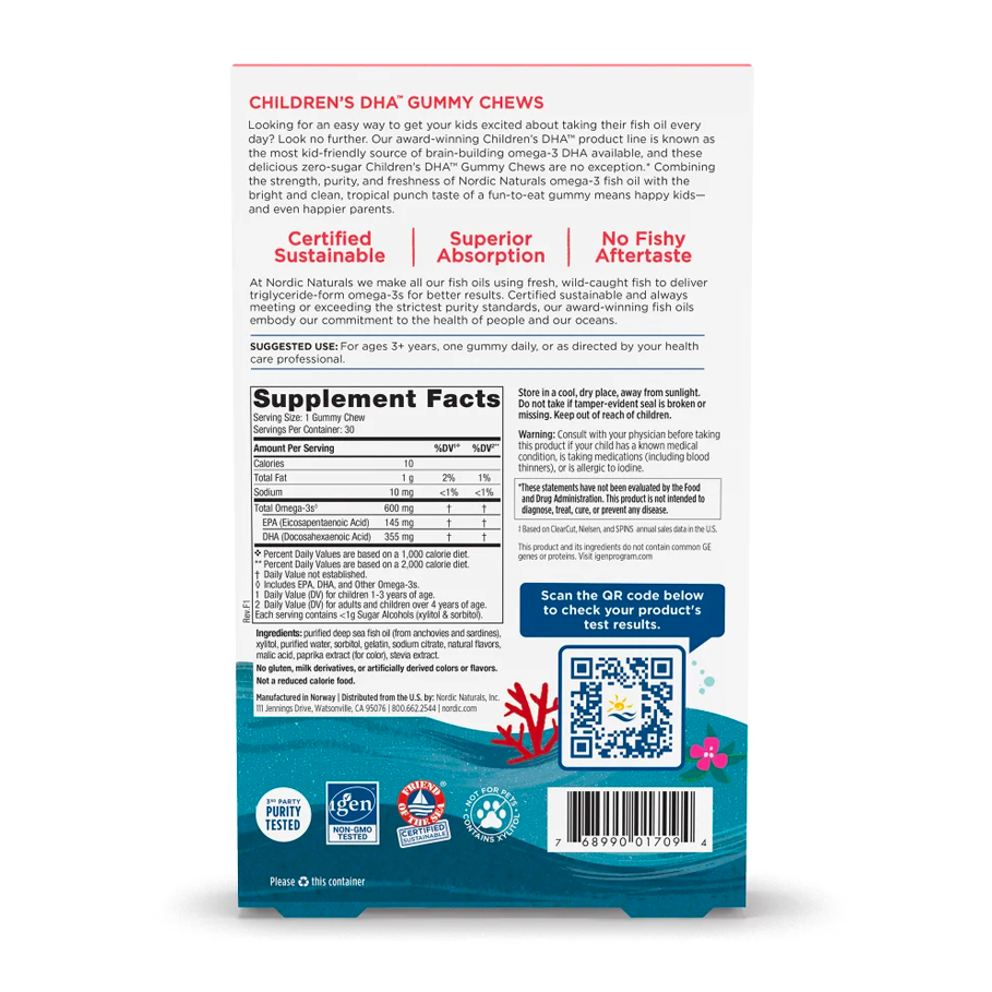 Children's DHA Gummies by Nordic Naturals