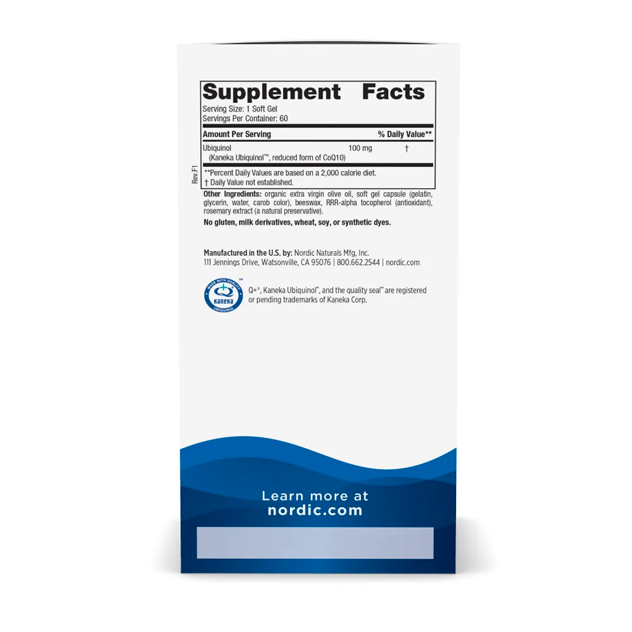 CoQ10 Ubiquinol by Nordic Naturals