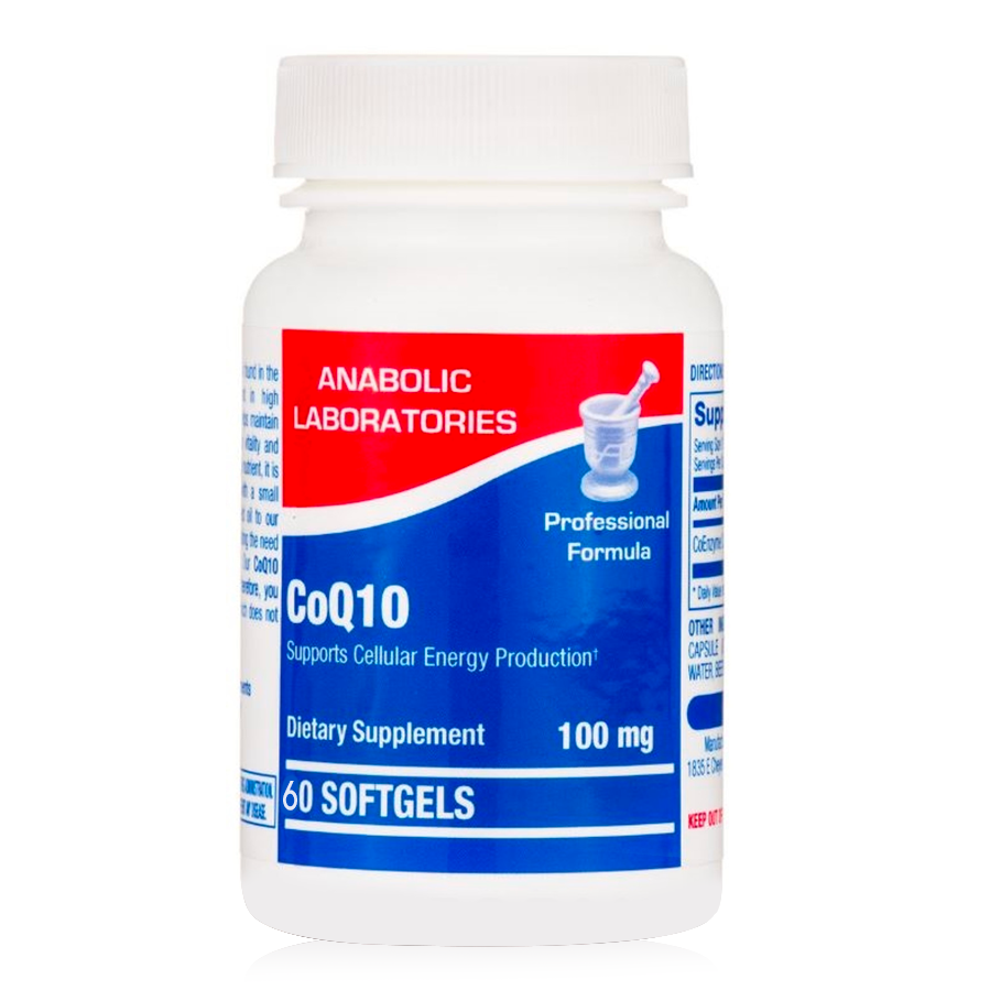 CoQ10, 100 mg SOFTGEL 60 count by Anabolic Labs