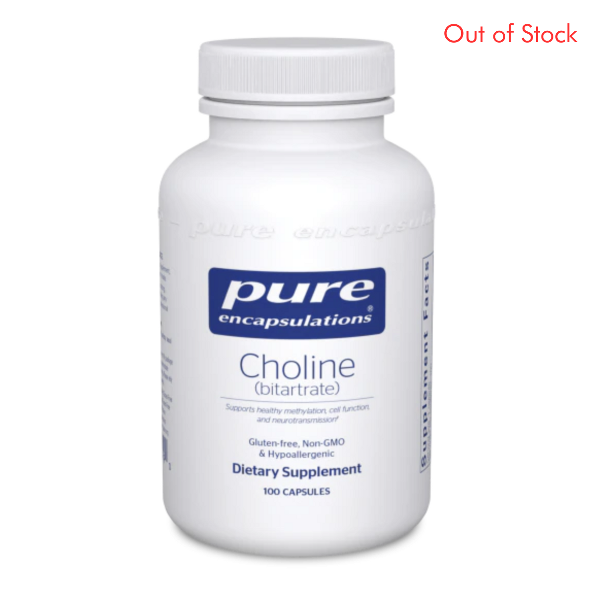 Choline (bitartrate) by Pure Encapsulations