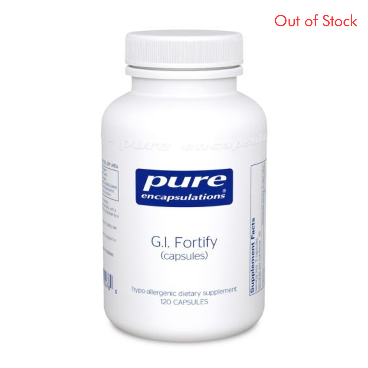 G.I. Fortify 120 capsules by Pure Encapsulations