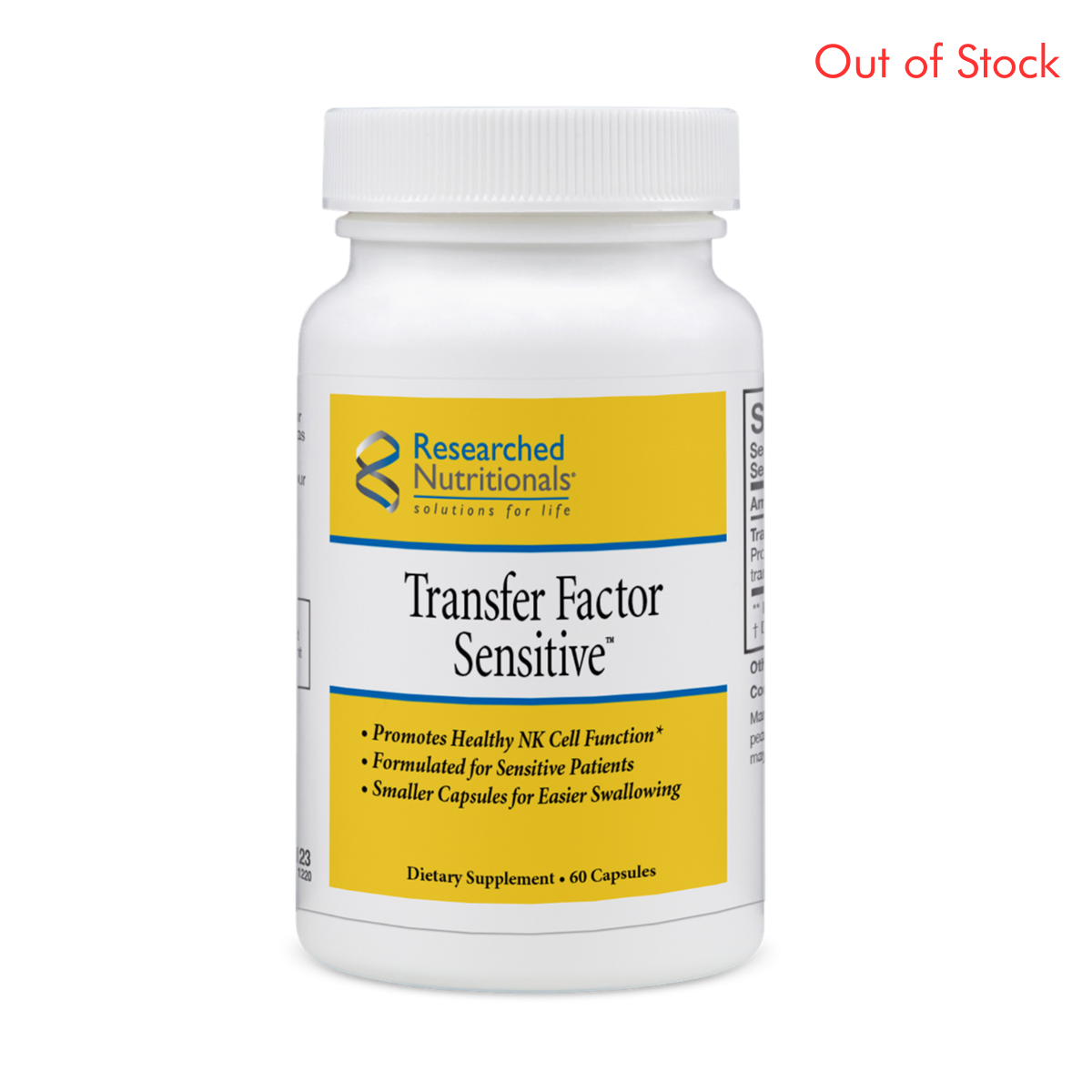 Transfer Factor Sensitive by Researched Nutritionals
