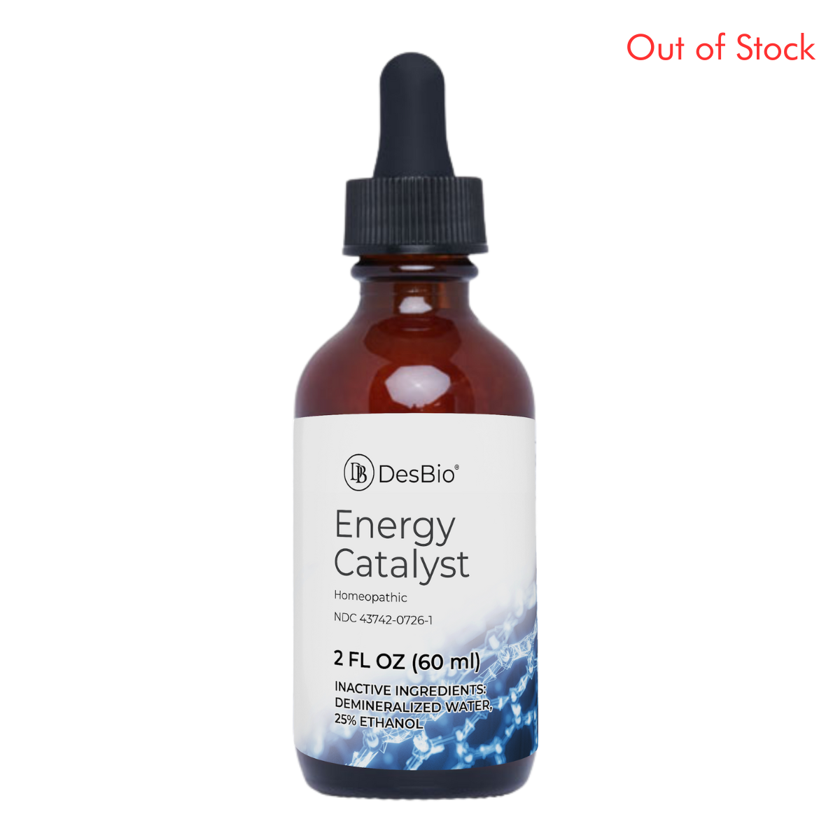 Energy Catalyst 2 oz by DesBio, detoxification support, detox, healthy detoxification, relief of symptoms related to adrenal fatigue, chronic infections, fatigue, hormone deficiencies, circulatory imbalances