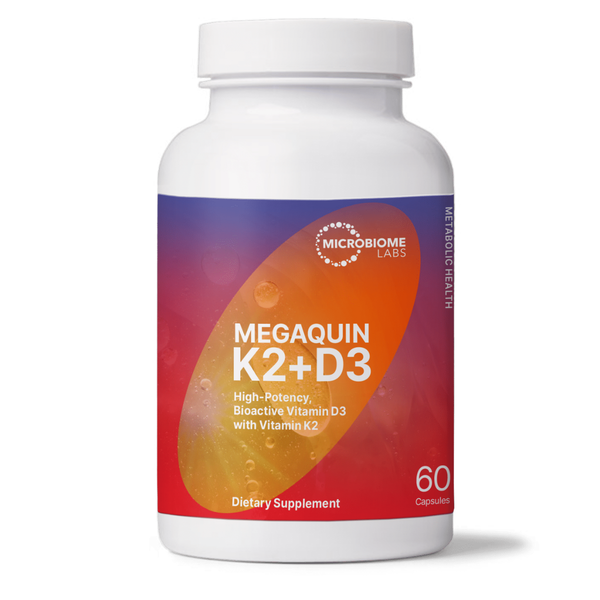 MegaQuin K2+D3 (Formerly MegaQuinD₃) By Microbiome Labs
