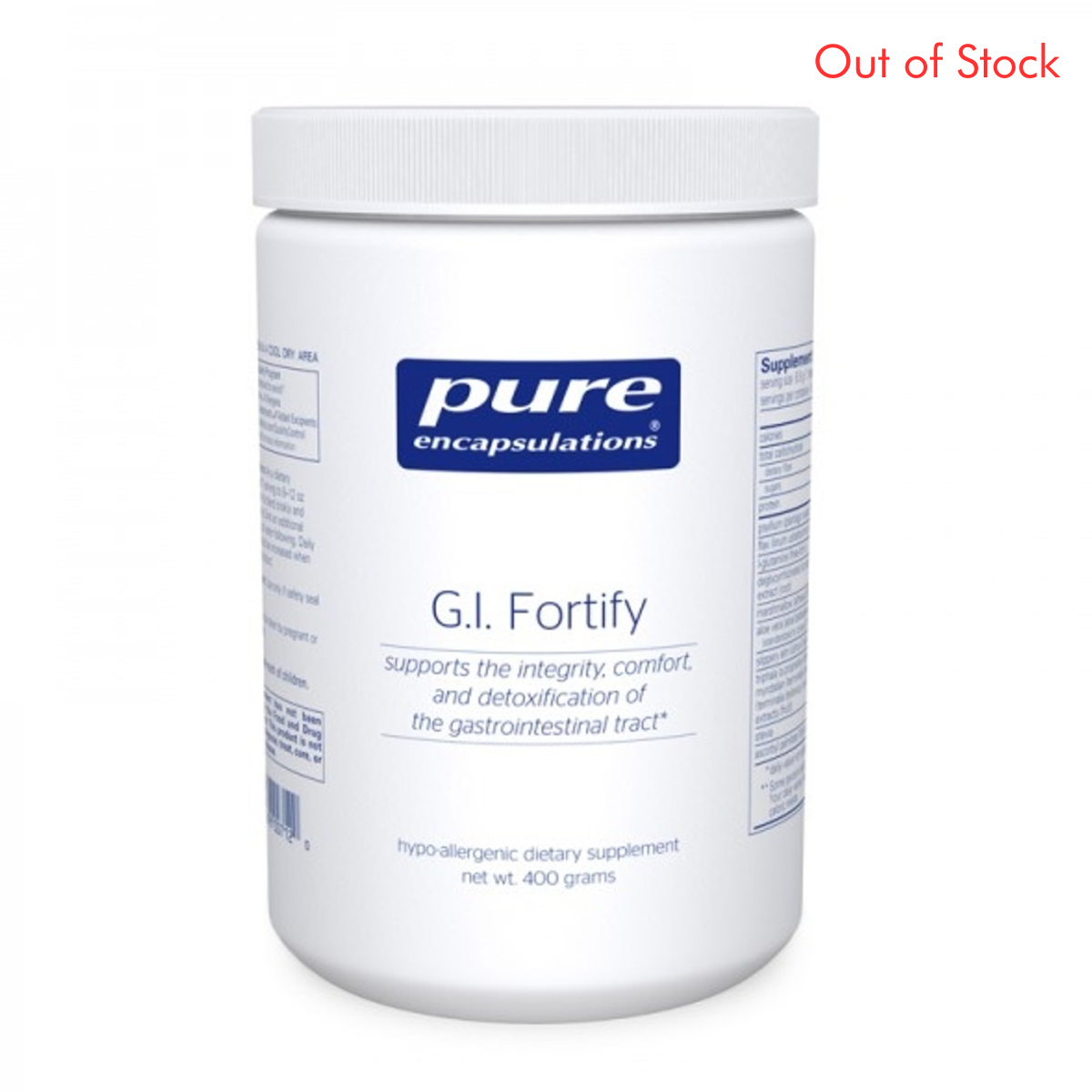 G.I. Fortify 400 grams by Pure Encapsulations