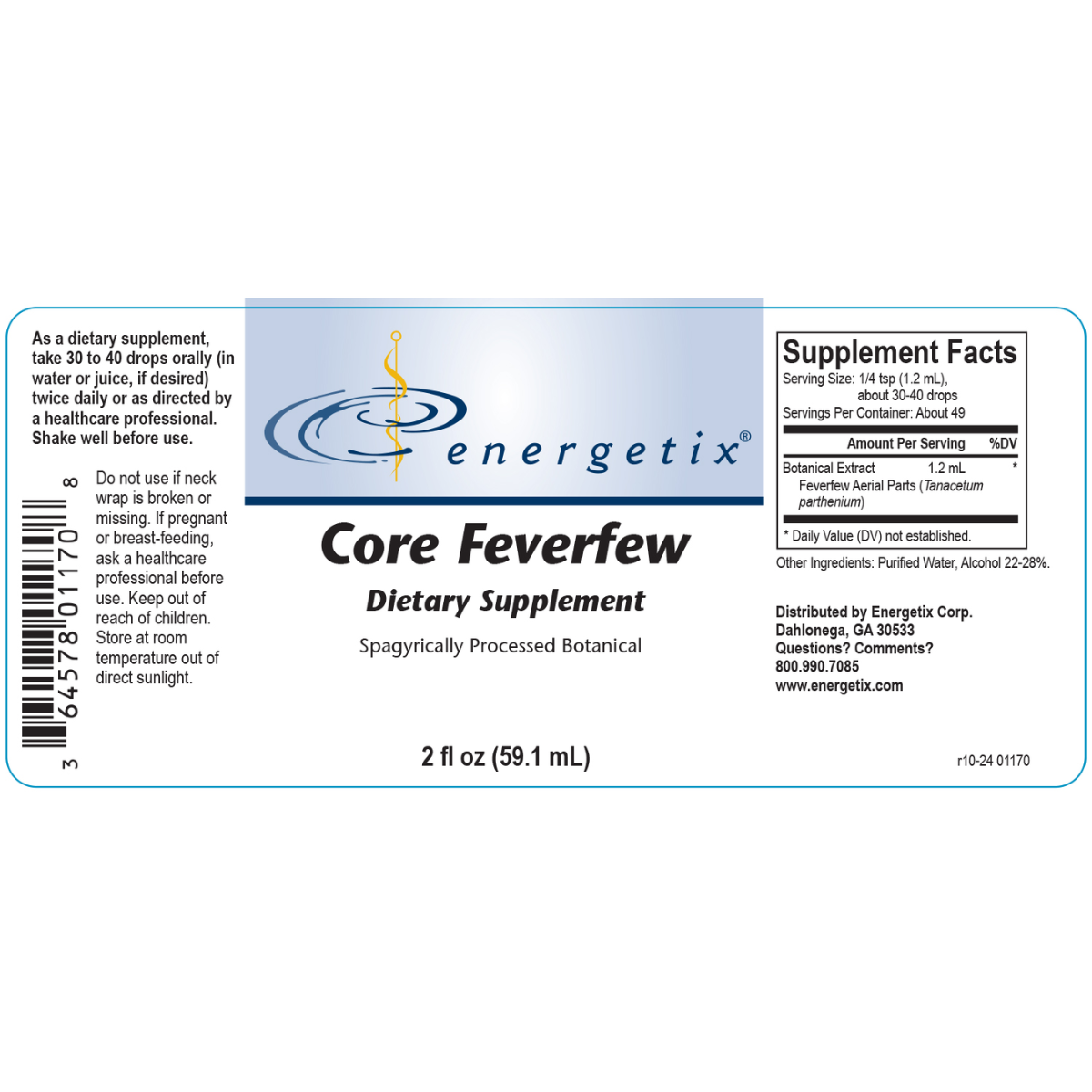 Core Feverfew by Energetix