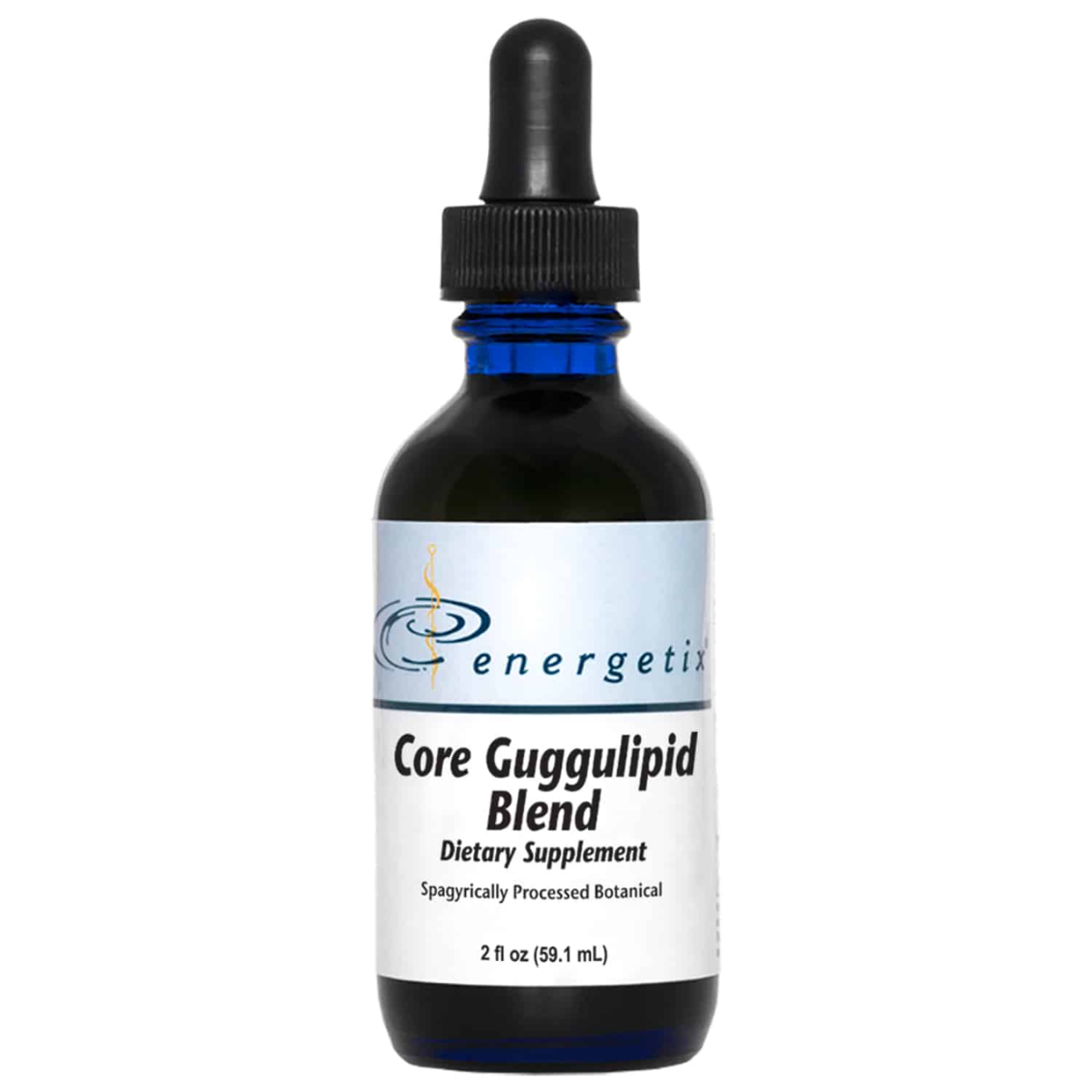 Core Guggulipid Blend is a spagyrically processed botanical blend of Commifora mukul (guggul) resin and kudzu root designed to support healthy lipid balance, normal blood sugar, and healthy circulatory and vascular performance.*