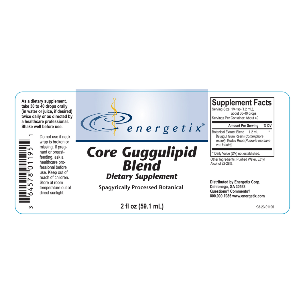 Core Guggulipid Blend by Energetix