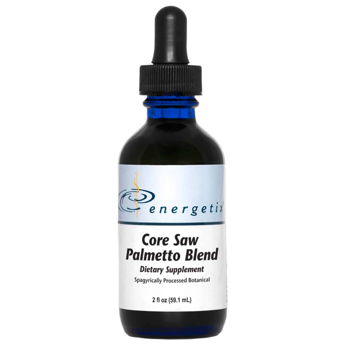Core Saw Palmetto Blend is a spagyrically processed botanical blend of Serenoa repens (saw palmetto), juniper fruit, damiana leaf, and other complementary herbs to help maintain male reproductive health, prostate gland function, normal libido, and male vitality.