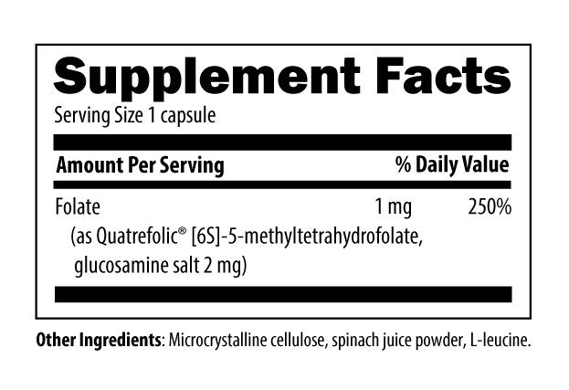 L-5-MTHF 1000mcg by Designs for Health
