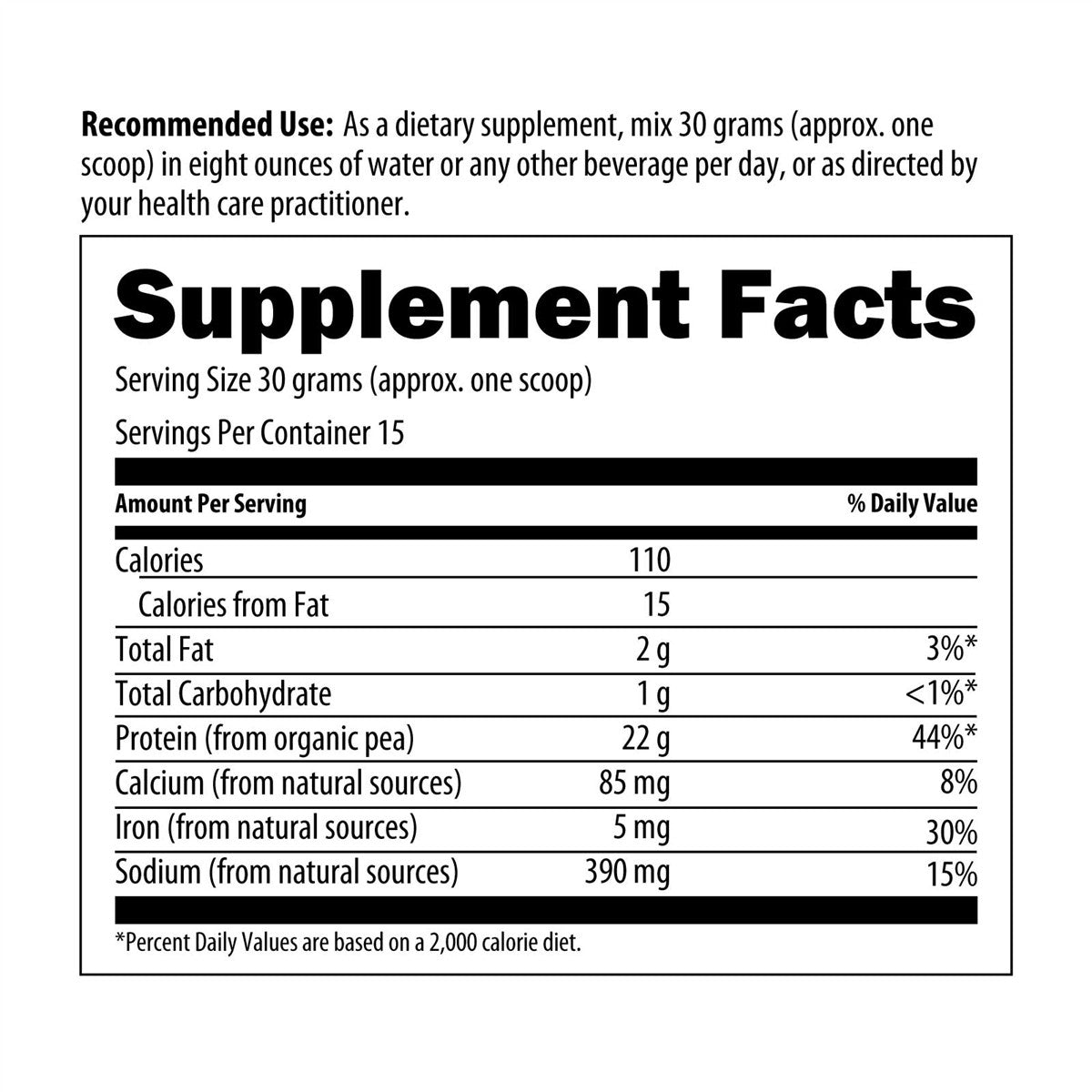 Organic PurePea by Designs for Health