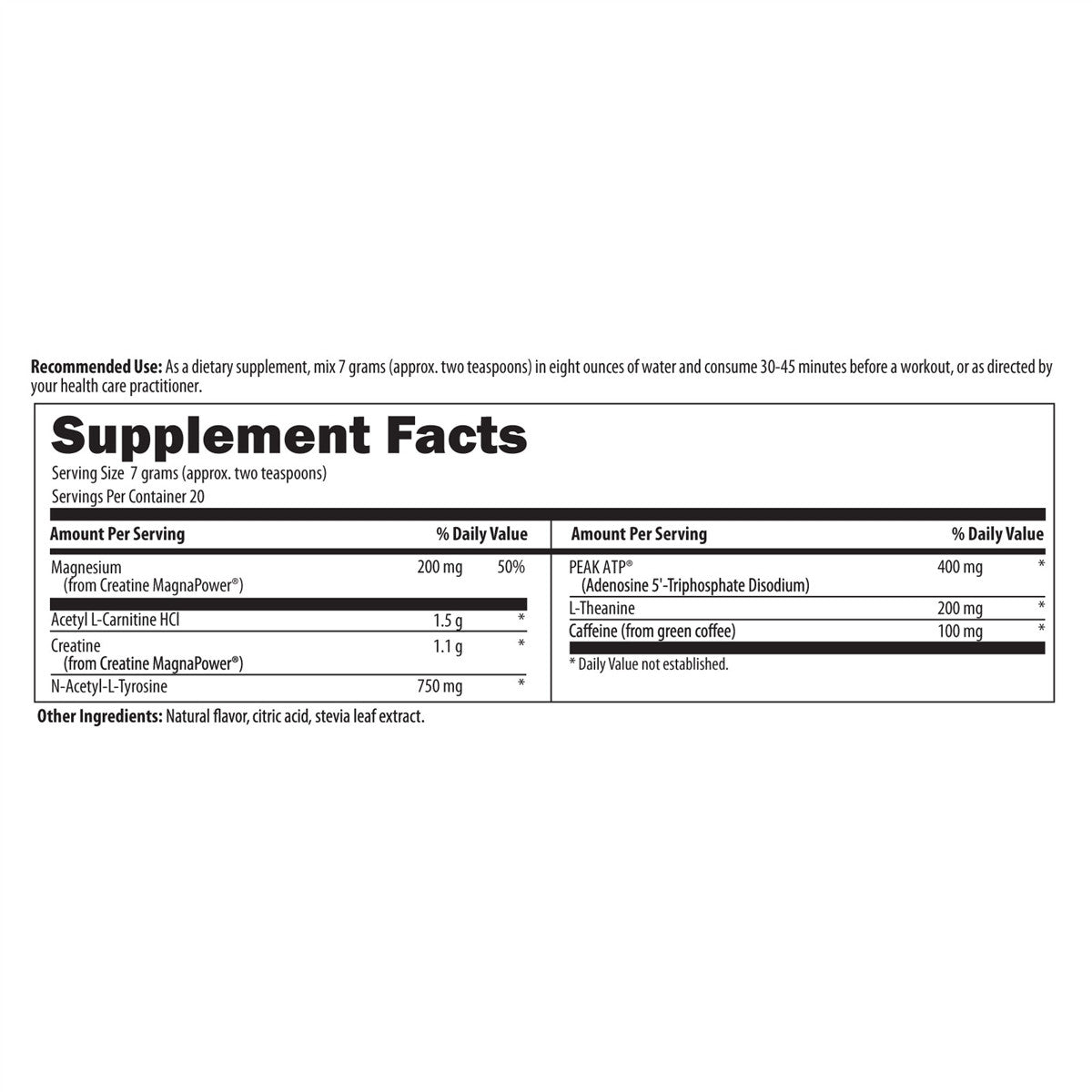 PreTrain NRG by Designs for Health