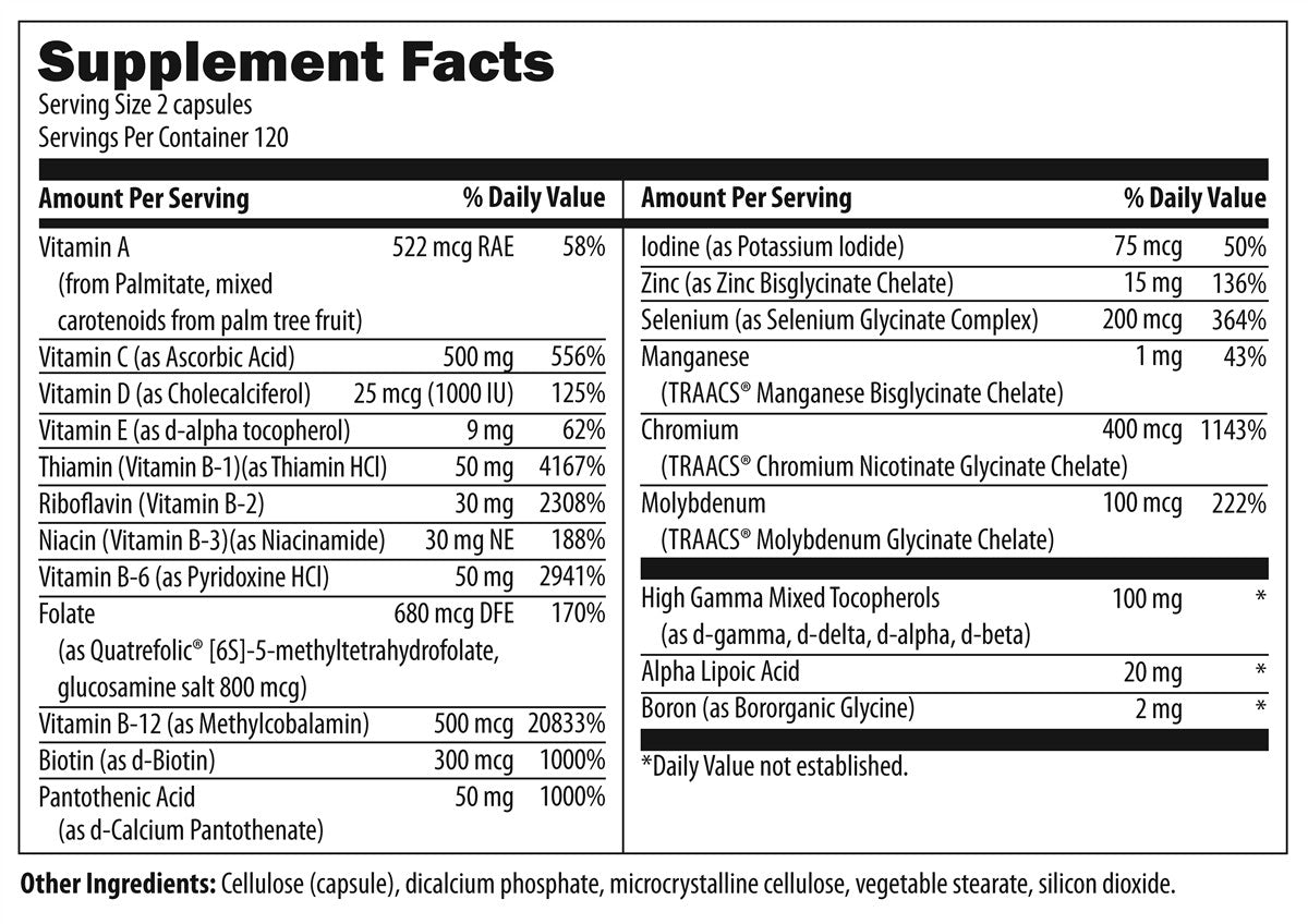 Twice Daily Multi by Designs for Health