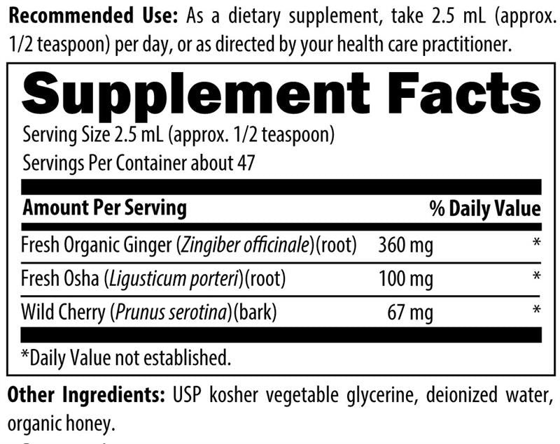 Ginger-Tussin Syrup by Designs for Health