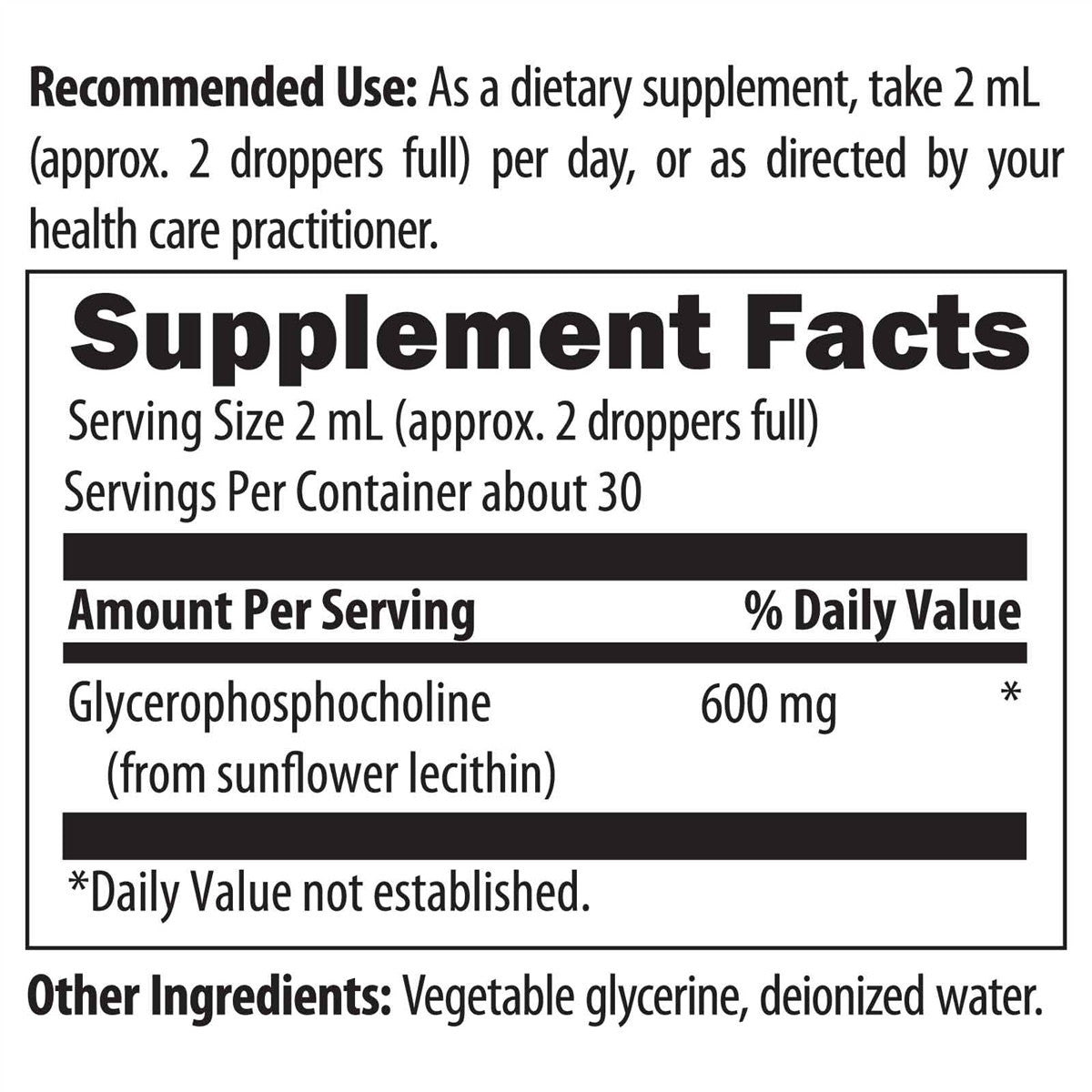 GPC (GlyceroPhosphoCholine) by Designs for Health